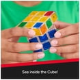 thumbnail image 3 of Juguete de rompecabezas Rubik con forma de cubo transparente de cristal de 3 x 3 para más de 8 años, 3 of 5