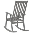 thumbnail image 4 of vidaXL Rocking Chair Grey Solid Acacia Wood, 4 of 5