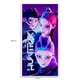 thumbnail image 2 of Toalla de playa Netflix Kpop Guerreras 70 cm x 140 cm Morado, 2 of 4
