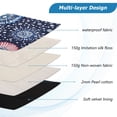 thumbnail image 3 of FORMRS 13-13.3 inch Laptop Sleeve Case Soft Carrying Quilted Computer Bag Cover, Blue Fireworks Pattern, 3 of 7