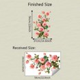 thumbnail image 3 of Calcomanía de pared, calcomanía floral mediana para decoración del hogar, arte extraíble despegable para dormitorio, sala de estar, oficina, aplicación sin residuos, vinilo resistente a la decoloraci, 3 of 7