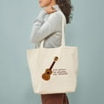 thumbnail image 3 of CafePress - Ukulele Design Tote Bag - Unisex Canvas Tote Bag, Beige, 1-Piece, 3 of 7