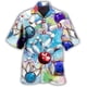 thumbnail image 2 of Blusa de manga corta de verano para playa, con estampado 3D, colorida, con botones de bolos, para hombre, camisa hawaiana, camisas de solapa de alta calidad para uso profesional, 2 of 5