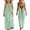 Green, variant on ATOGUTA Girls Dress Boho Spaghetti Strap Summer Vacation Beach Bodycon Maxi Dress Size 5T-14. Green