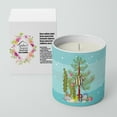 thumbnail image 2 of Carolines Treasures CK4504CDL 3.75 x 3.25 in. Unisex Angelfish Merry Christmas 10 oz Decorative Soy Candle, 2 of 5