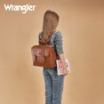 thumbnail image 4 of Wrangler Backpack Purse for Women Vegan Leather Fashion Anti Theft Convertible Backpack with Adjustable Strap, Large-Brown, 4 of 10