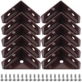 thumbnail image 1 of 10pcs Stainless Steel Corner Braces Thickened Support Brackets Furniture Hardware Accessories, 1 of 8