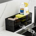 thumbnail image 4 of Linnome Kitchen Sink Caddy Multifunctional Sponge Holder No Drilling For Scrubbers Dish Soap Brushes Drying Rack, 4 of 6
