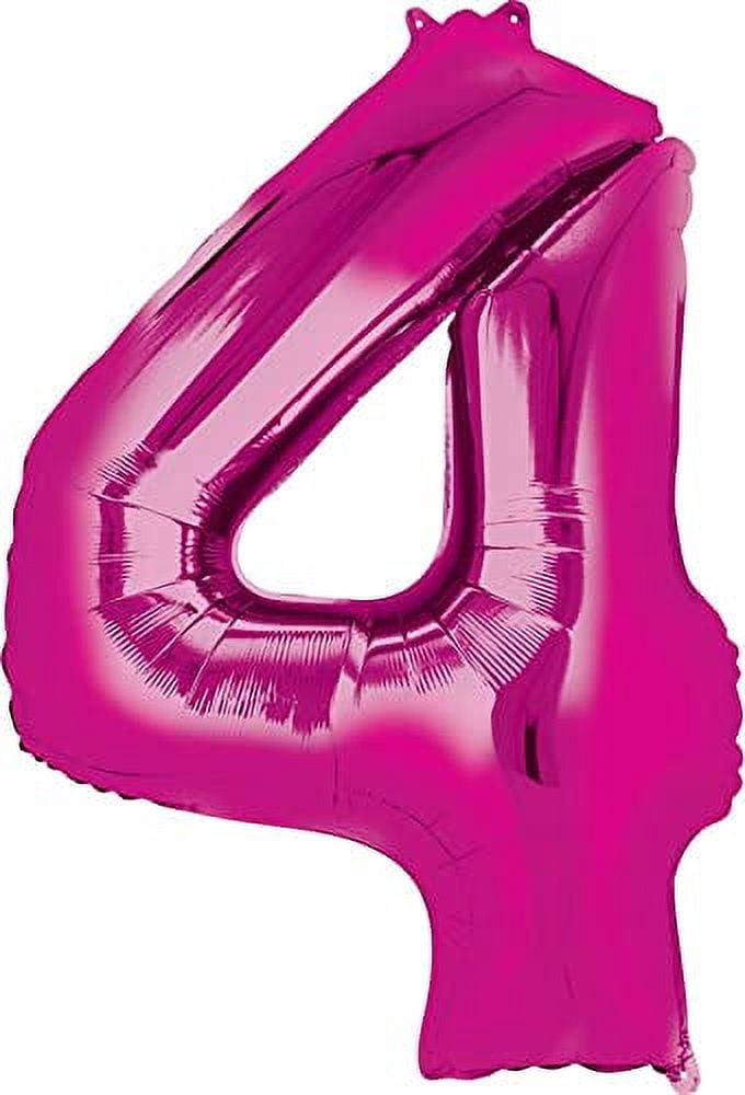 Anagram Peppa Pig and George 4th Birthday Party Supplies Foil Balloon Bouquet Decorations