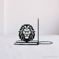 thumbnail image 2 of Glowneon Personalized Lion King Metal Bookends, Man Book Nook Decor, 2 of 5