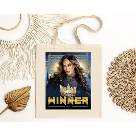 vintage Nia Jax Is Your Queen Winner Wwe King And Queen Of The Ring Tote Bag-TH5320
