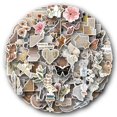 thumbnail image 2 of 120pcs Aesthetic Vintage Vinyl Stickers For Water Bottles Scrapbook Laptop, 2 of 4
