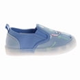thumbnail image 3 of Disney Stitch Girls Light-Up Slip-On Canvas Sneakers with Angel (Toddler), Blue, Size: 7, 3 of 7
