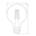 thumbnail image 3 of Feit Electric Original Vintage LED 5W (40 Watts Equivalent) Daylight Light Bulb, G25, E26, Dimmable, 3 of 6