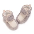 thumbnail image 5 of Wancir Newborn Baby Boy Girl Soft Fleece Booties Stay On Infant Slippers Socks Shoe Non Skid Gripper Toddler First Walkers Winter Ankle Crib Shoes, 5 of 9