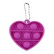 thumbnail image 1 of Juguete para apretar para niños con forma de corazón y burbujas de silicona para aliviar el estrés (púrpura) Tmvgtek Para estrenar, 1 of 9