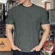 thumbnail image 1 of pstuiky camisetas de manga corta para hombre, Camiseta deportiva de verano para hombre, de manga corta, antiarrugas y con cuello redondo camisas casuales para hombre l, 1 of 6
