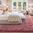 thumbnail image 2 of Homore Cute Fluffy Velvet Carpet Soft Washable Area Rugs for Kids Girls Bedroom/Nursery Room/ Living Room Decoration,5'x8',Blush, 2 of 6