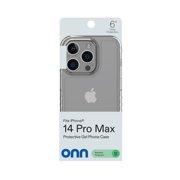 onn Protective Gel Phone Case for iPhone 14 Pro Max - Clear