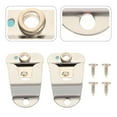 thumbnail image 4 of HERFIER 2 Sets Metal CB Mic Holders Hand Microphone Hanging Up Clips CB Radio Accessories 1.97x1.18x0.39in, 4 of 8