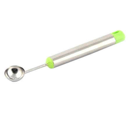 Kitchen Stainless Steel Potato Melon Fruit DIY Ice Cream Scoop Spoon Tool Green