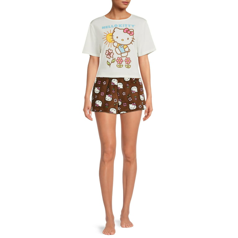 Hello Kitty Monogram Pajama Shirt