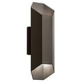 thumbnail image 2 of Kichler Estella 49607AZTLED Outdoor Wall Sconce, 2 of 2
