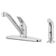 thumbnail image 1 of Grifo para fregadero de cocina con rociador lateral, cromo pulido, 1 of 8