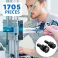 thumbnail image 3 of Shiyou-17 05 Pcs Kit d'Assortiment de Vis de Machine, Boulons et Écrous Métriques M2 M3 M4 M5 avec Verrou et Rondelles Plates, Tête de Bouton Hexagonal 10.9 Ensemble de Vis en Acier Allié avec Clé Allen, 3 of 4