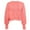 Red, variant on Vrorvz Lightweight Knitted Sweater for Women Solid Color Crew Neck Long Sleeve Pullover Blouse Casual Trendy Cropped Tops