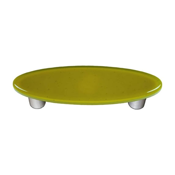 Oval Pull in Chartreuse (Aluminum)