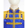 thumbnail image 5 of Yeahdor Girls Boys 60s British Sergeant Pepper Rock Band Pop-Star Jacket Tassels Long Sleeve Musician Shirt Royal Blue 12, 5 of 7
