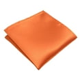 thumbnail image 2 of CHENge Solid Silk Pocket Square for Men Solid Color Boy,Fall Wedding Guest Dresses Square Mens Handkerchief In Pocket Wedding Gifts for Wedding Party(Orange), 2 of 9