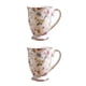 thumbnail image 3 of Kearding Taza de flores clásicas, tazas de cerámica para té y café, contenedor de avena para desayuno, tazas para cocina y oficina, regalo Type1 NO1, 3 of 6