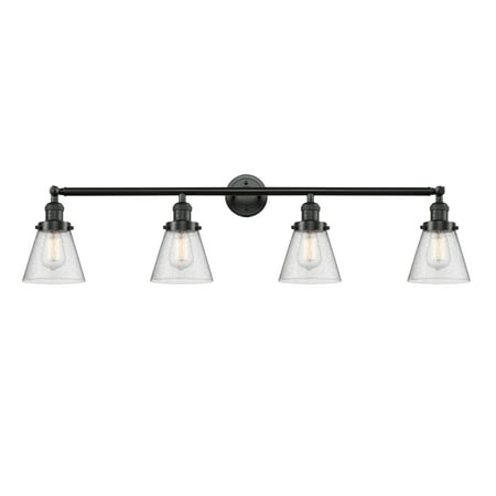 

Innovations Lighting 215-S Small Cone Cone 4 Light 42 Wide Commercial Vanity Light -