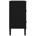 thumbnail image 5 of vidaXL Sideboard SENJA Rattan Look Black 80x40x80 cm Solid Wood Pine, 5 of 5