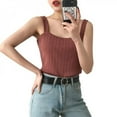 thumbnail image 5 of KOOYET Knitted Summer Tank Women camisole Sleeveless Slim Female Vest Casual Camis, 5 of 5