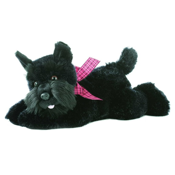 Aurora - Medium Black Flopsie - 12" Mr. Nick - Adorable Stuffed Animal