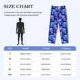 thumbnail image 4 of Lsque Skull flower star sky Print Men's Pajama Pants, Lounge Pant - Comfortable Home Wear,Elastic Waistband, Stylish Design-X-Large, 4 of 9
