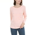thumbnail image 7 of GigrtiJin Plus Size Nursing Tops for Maternity Solid Color Round Neck Long Sleeve Breastfeeding Blouse Comfy Pregnant Tunic, 7 of 7