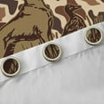 thumbnail image 4 of Feelyou Farm Dog Blackout Curtains Set of 2 (52x84 Each), Camo Abstract Window Curtains, 4 of 6