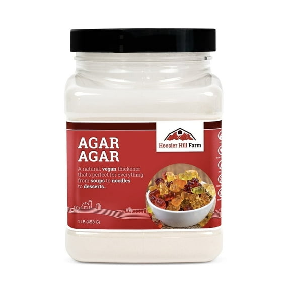 Hoosier Hill Farm Agar Agar Powder, 1 lb Jar
