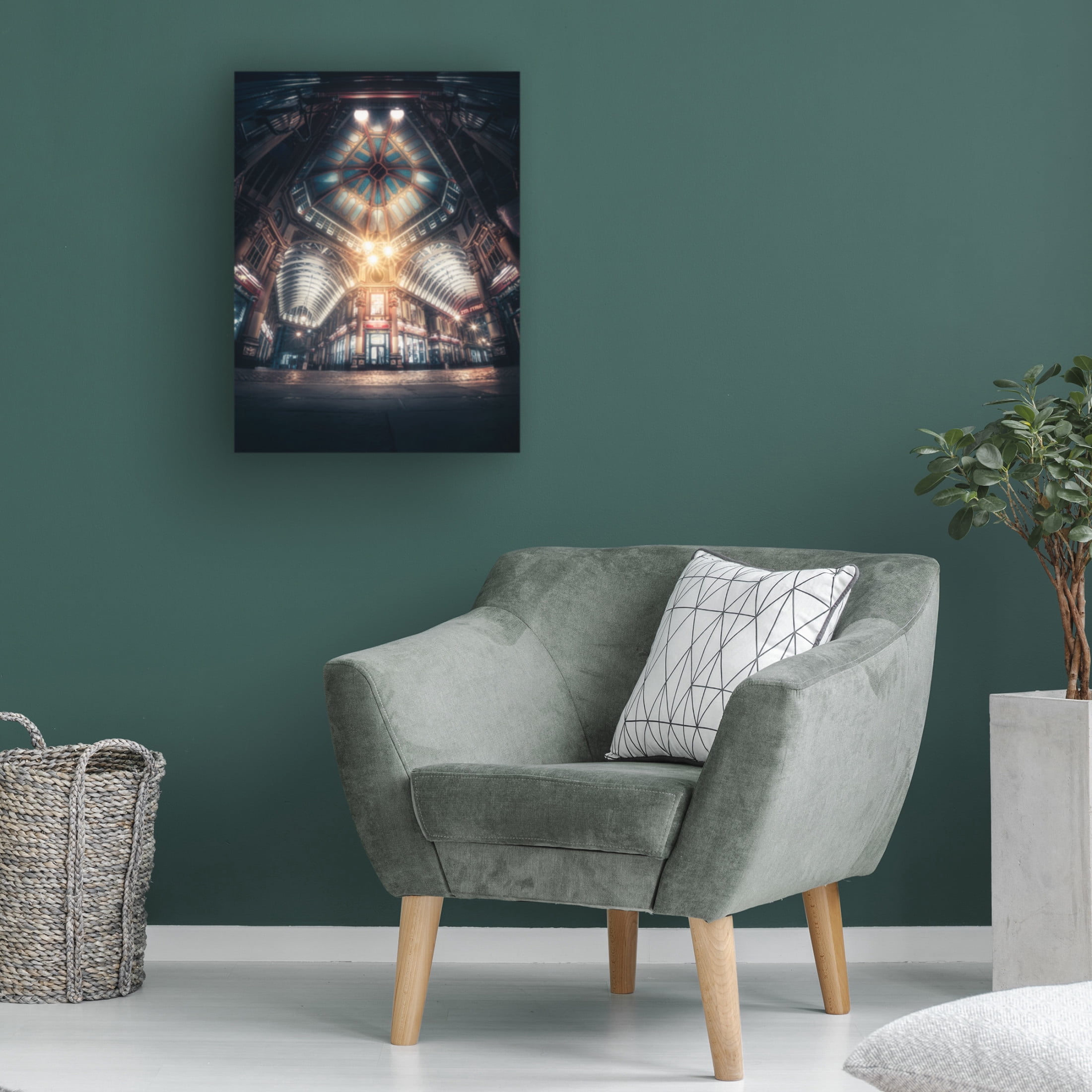 Trademark Fine Art David George  Late hour Canvas Wall Art