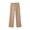 Khaki B, variant on Asxite Girls Solid Pants School Uniform Casual Fall Winter Elastic Back Waist Pocket Straight Leg Bottom