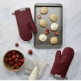 thumbnail image 2 of KitchenAid Asteroid Oven Mitt 2-Pack Set, Boysenberry Purple, 7"x12.5", 2 of 6