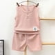 thumbnail image 4 of Niños sin Mangas Camisetas Estilo Hombres Y Niños de Verano de Manga Corta Conjuntos con Pantalones Cortos de Cintura Elástica, Tela de Punto Suave Transpirable para Niños Y Niñas, Camisetas de Niños, 4 of 9