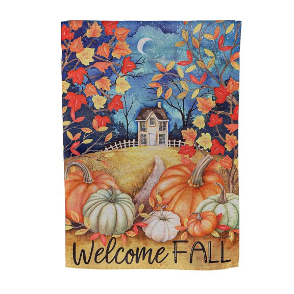 Evergreen Alive in Fall Suedes Garden Flag 12 x 18 Inches Indoor Outdoor Decor