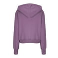 thumbnail image 5 of QATAINLAV Prime Sales Today Sweatshirt for Women with Pockets Solid Casual Half Zip Hoodies Thumb Hole Long Sleeve Hooded Pullover Going Out Tops Purple XL, 5 of 7