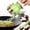 Green, variant on Heavy Duty Vegetable Cutter Handheld Spiral Kitchen Tool for Dining Bar Use - Versatile Slicing and for Efficient Cooking