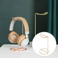 thumbnail image 2 of ZheElen Headset Holder Portable Earphone Mount Rack for PC Gaming Office Headphones Rose Gold, 2 of 9